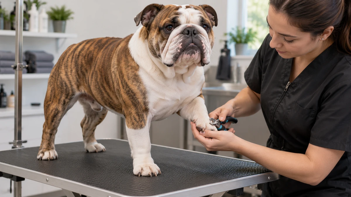İngiliz Bulldog köpek — bakım ve tımar